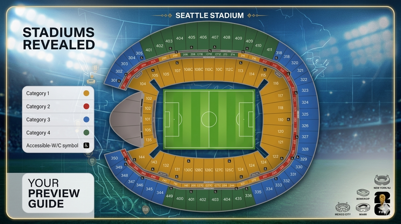 FIFA World Cup 2026 Seat Maps: Ultimate Ticket Category & Entry Guide ...