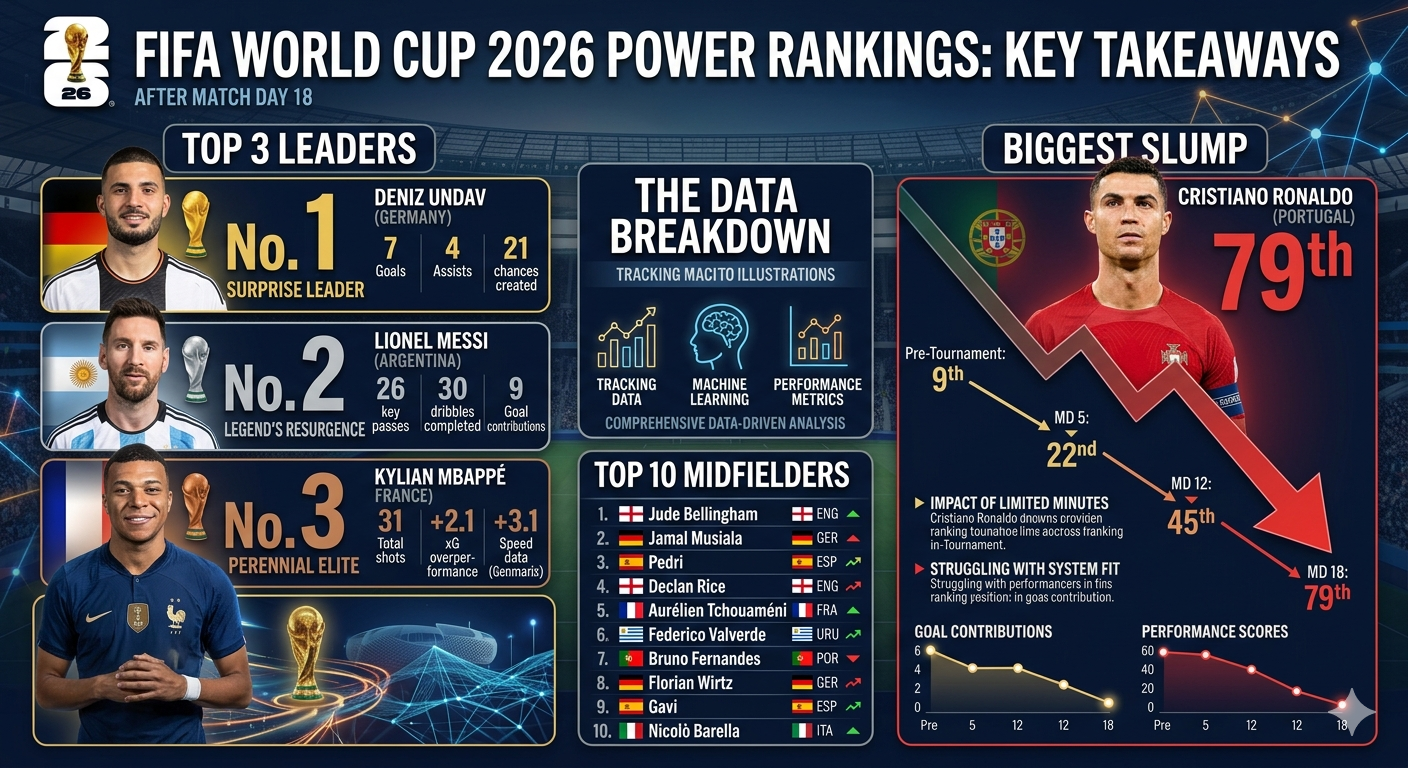 FIFA Power Rankings: Messi No. 2, Mbappe No. 3, Ronaldo Slumps to 79th ...