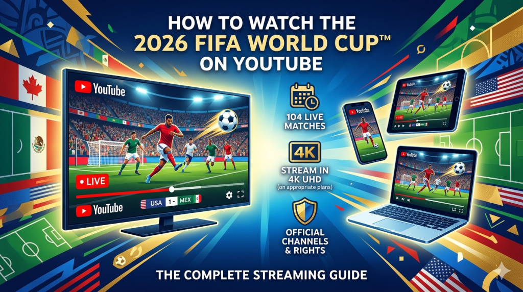 How to Watch the FIFA World Cup 2026™ on YouTube: Full Live Streaming ...