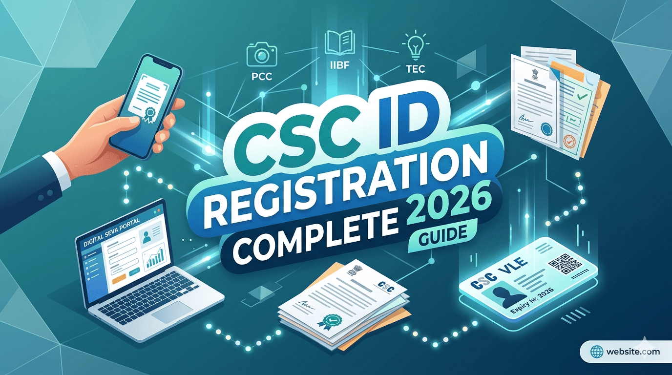 CSC ID Registration 2026: CSC ID के लिए Online Apply कैसे करें ...